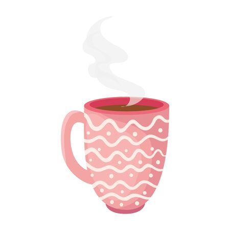 cup coffee delicious isolated icon vector illustration designのイラスト素材