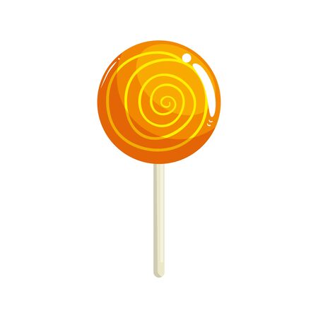 sweet lollipop yummy isolated icon vector illustration designのイラスト素材