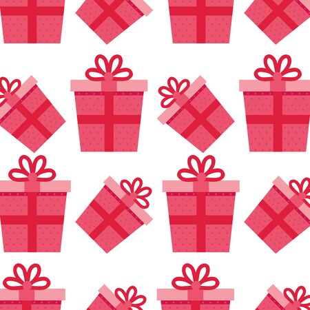 background of gift boxes presents vector illustration designのイラスト素材