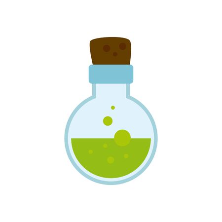 potion magic halloween isolated icon vector illustration designのイラスト素材