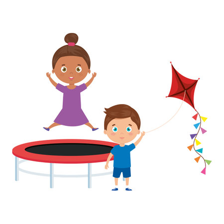 トランポリンの写真素材 イラスト素材 ストックフォトのamanaimages Plus