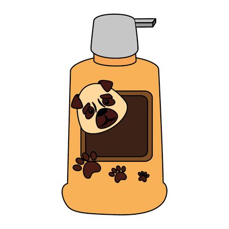 dog care bottle isolated icon vector illustration designのイラスト素材
