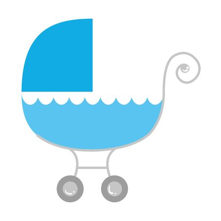 baby cart transportation isolated icon vector illustration designのイラスト素材