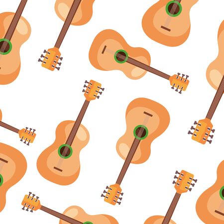 background of guitars instruments musical vector illustration designのイラスト素材