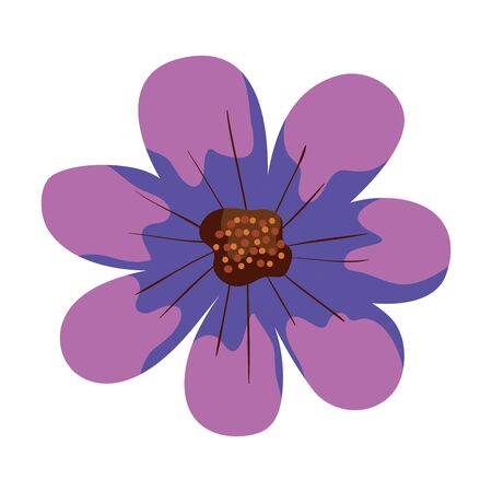 cute flower nature isolated icon vector illustration designのイラスト素材