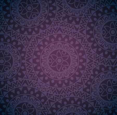 background of elegant mandalas flowers vector illustration designのイラスト素材