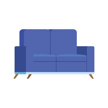 furniture comfortable sofa isolated icon vector illustration designのイラスト素材