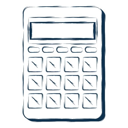 calculator math device isolated icon vector illustration designのイラスト素材