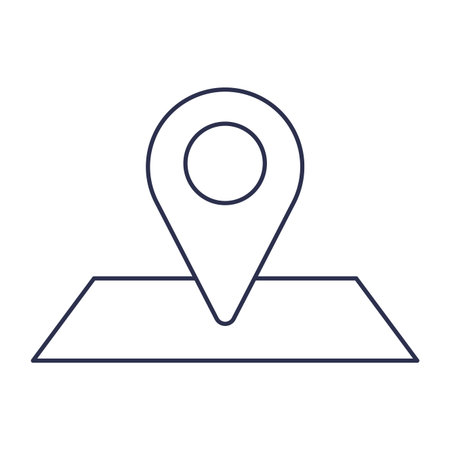 pin pointer location isolated icon vector illustration designのイラスト素材