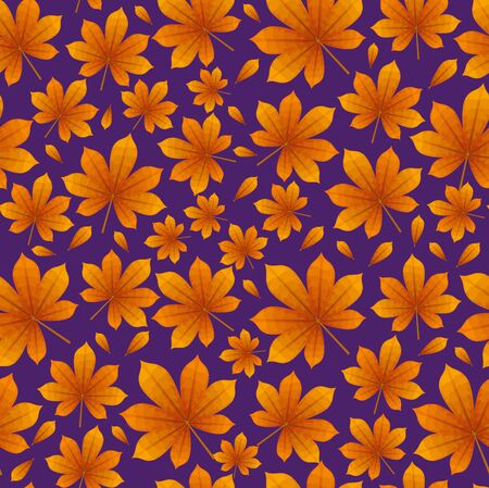 background of autumn leafs naturals vector illustration designのイラスト素材