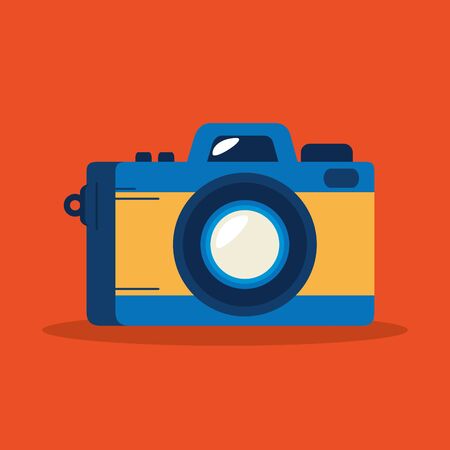 camera photographic device isolated icon vector illustration designのイラスト素材