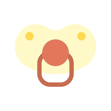 cute pacifier baby accessory icon vector illustration designのイラスト素材