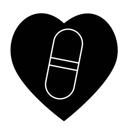 capsule drug isolated style icon vector illustration designのイラスト素材