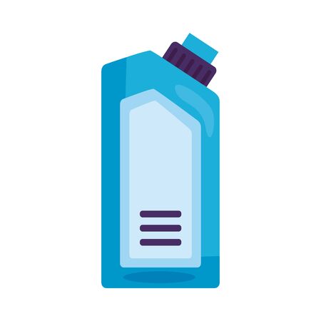 disinfectant plastic bottle product details style illustration designのイラスト素材