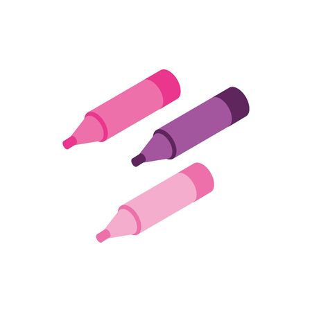 markers makeup product isolated icon vector illustration designのイラスト素材