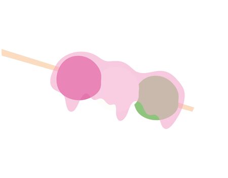 sweet mellows candies isolated icon illustration designのイラスト素材