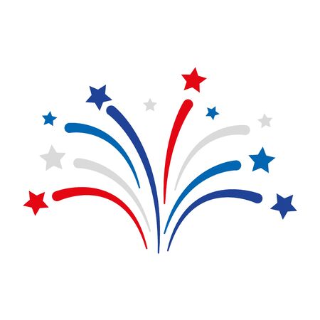 firework explosion icon on white background vector illustration designのイラスト素材