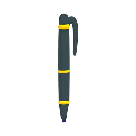 Pen design, Tool write office object instrument equipment draw art and learn theme Vector illustrationのイラスト素材