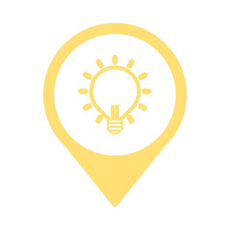 bulb light idea isolated icon vector illustration designのイラスト素材