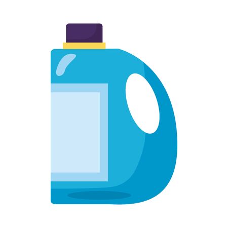 disinfectant plastic bottle product detaild style vector illustration designのイラスト素材