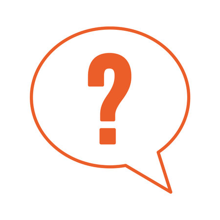 speech bubble with ask symbol vector illustration design
