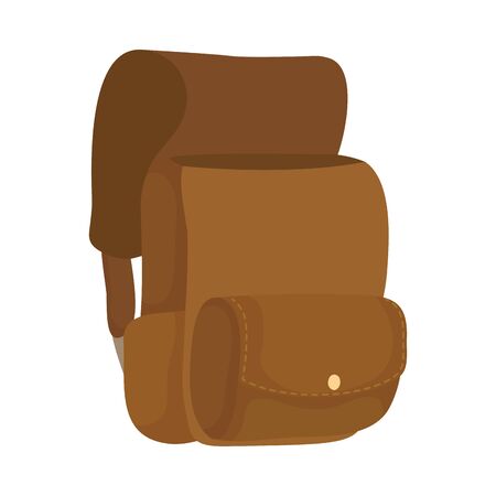 school bag supply isolated icon vector illustration designのイラスト素材