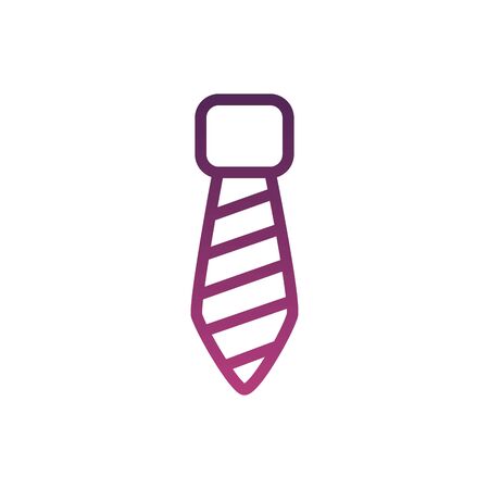 elegant neck tie accessory line style icon vector illustration designのイラスト素材