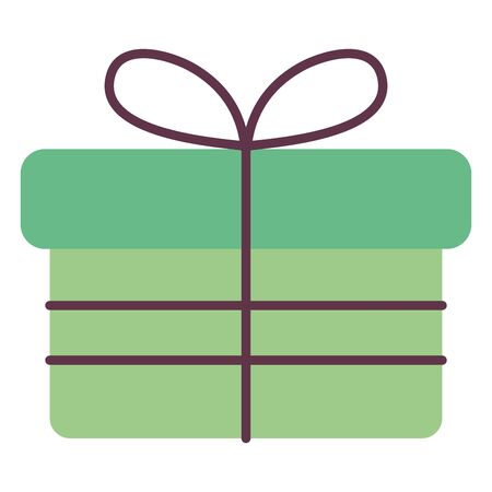 gift box present isolated icon vector illustration designのイラスト素材