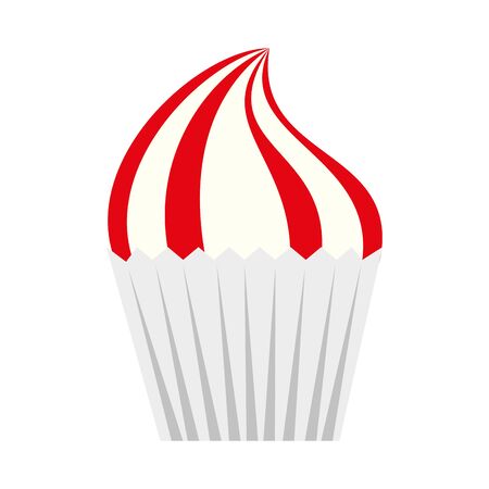Cupcake design, Muffin dessert sweet and food theme Vector illustrationのイラスト素材