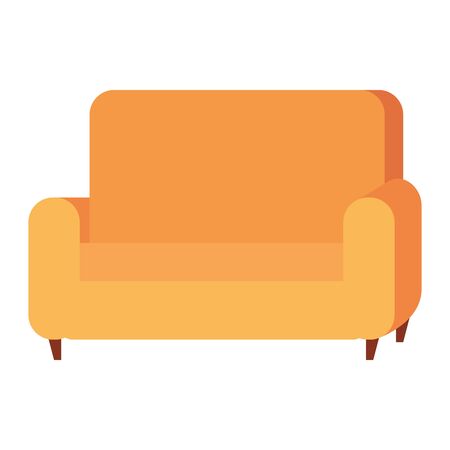 comfortable sofa, luxury couch, modern house sofa, domestic couch furniture, cozy luxury couch vector illustration designのイラスト素材
