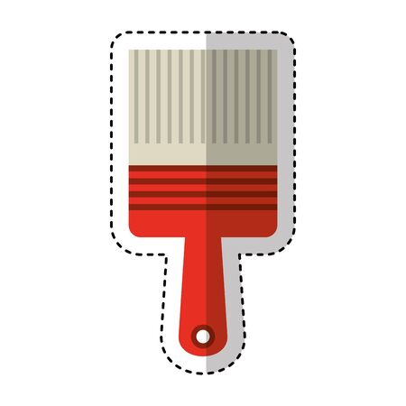 paint brush tool icon vector illustration designのイラスト素材