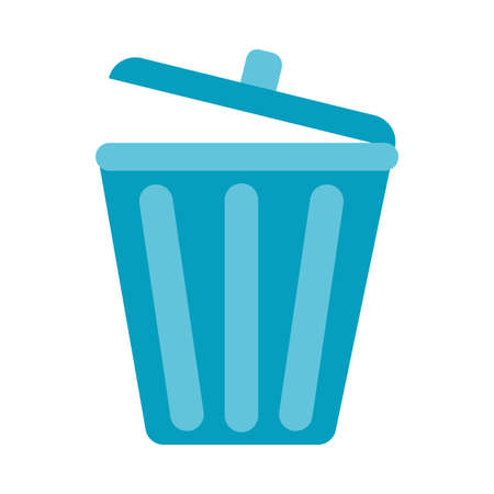 Trash icon design, Waste garbage ecology save green natural environment protection and care theme Vector illustrationのイラスト素材