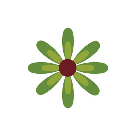 beautifull flower garden spring flat style vector illustration designのイラスト素材