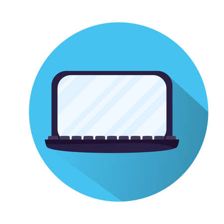 laptop computer portable isolated icon vector illustration designのイラスト素材