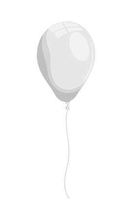 balloon helium floating isolated icon vector illustration designのイラスト素材