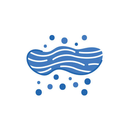 cloud rainy weather symbol isolated icon vector illustration designのイラスト素材