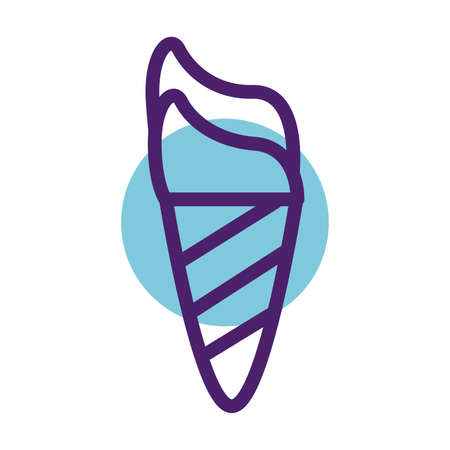ice cream line icon vector illustration designのイラスト素材
