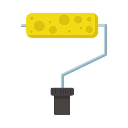 paint roller equipment tool icon vector illustration designのイラスト素材