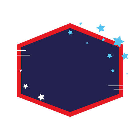 label red and blue color, on white background vector illustration designのイラスト素材