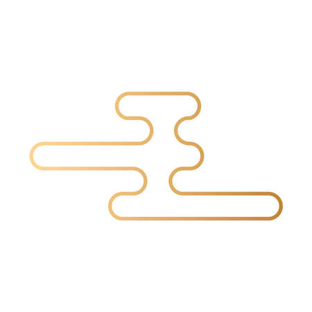 golden emblem decoration isolated icon vector illustration designのイラスト素材