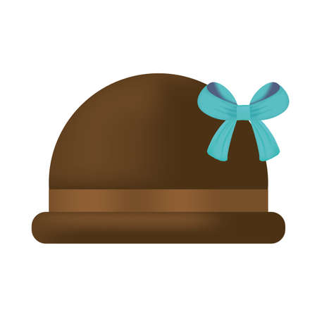 female hat design, Cloth costume accessory decoration uniform object season and traditional theme Vector illustrationのイラスト素材