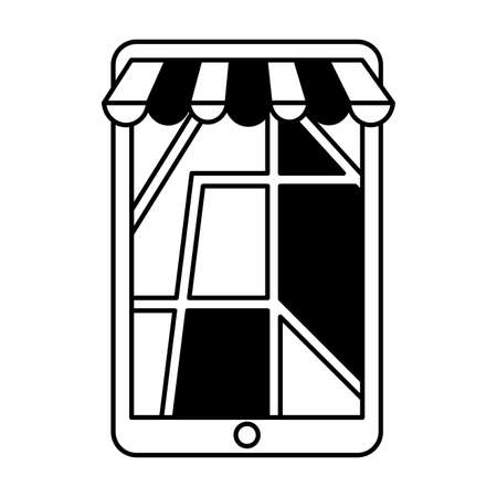 smartphone map navigation fast delivery vector illustrationのイラスト素材