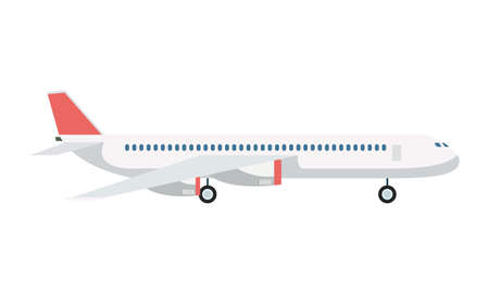 airplane transport airline isolated icon vector illustration designのイラスト素材