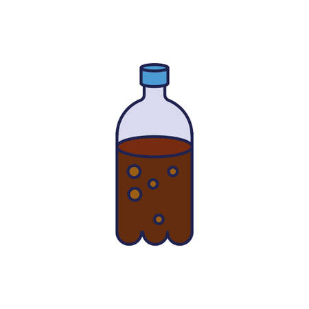 soda bottle drink isolated icon vector illustration designのイラスト素材
