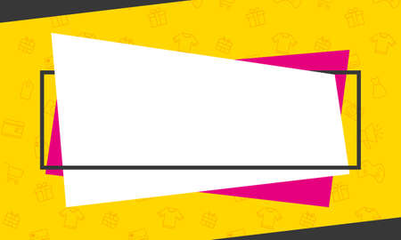 square frame sales banner colors poster vector illustration designのイラスト素材