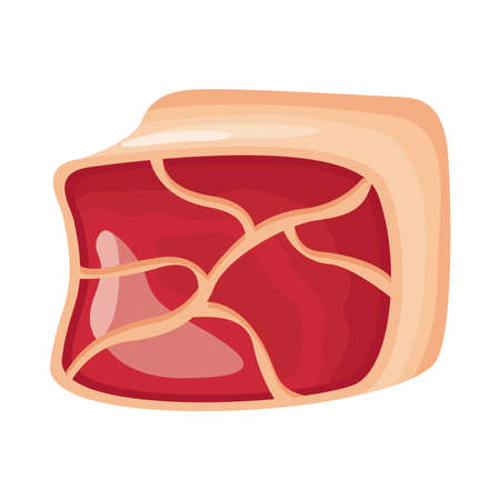 meat cut detailed style icon vector illustration designのイラスト素材