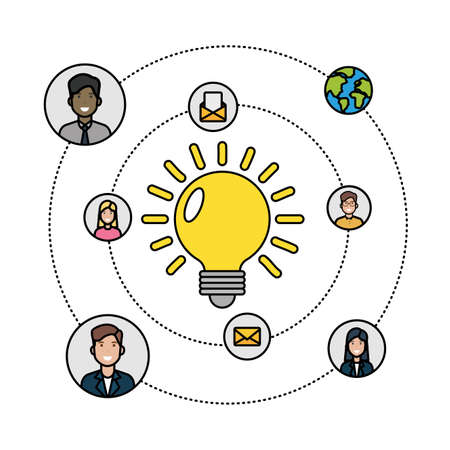 Social media and multimedia icon set, Apps communication digital marketing and internet theme Vector illustrationのイラスト素材