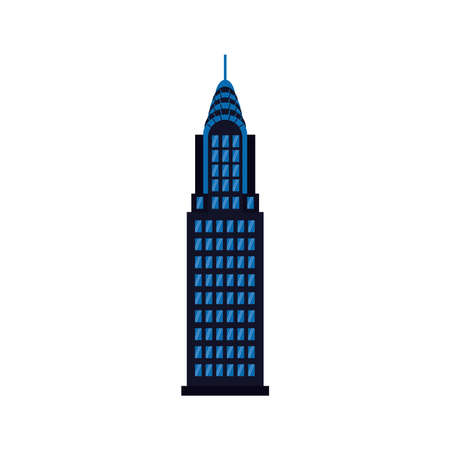Building design, City architecture urban modern downtown contemporary metropolis exterior and construction theme Vector illustrationのイラスト素材