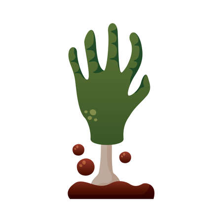 death hand out degradient style icon vector illustration designのイラスト素材