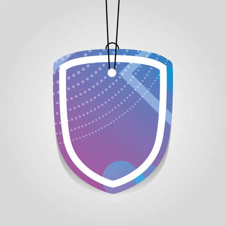 commercial tag with purple vibrant color vector illustration designのイラスト素材